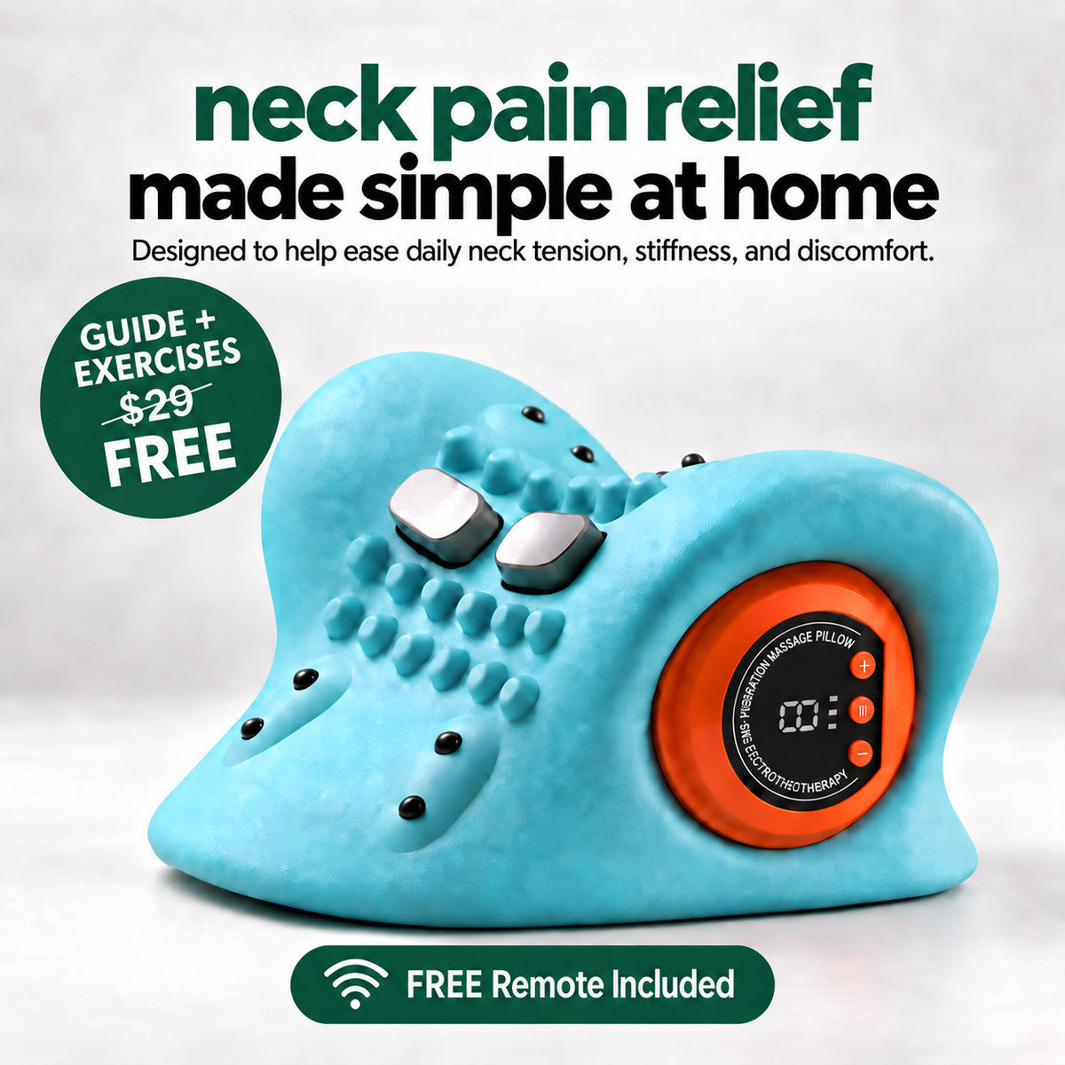 Recervo NeckLift Pro — Feel Your Neck Tension Melt Away in 15 Minutes