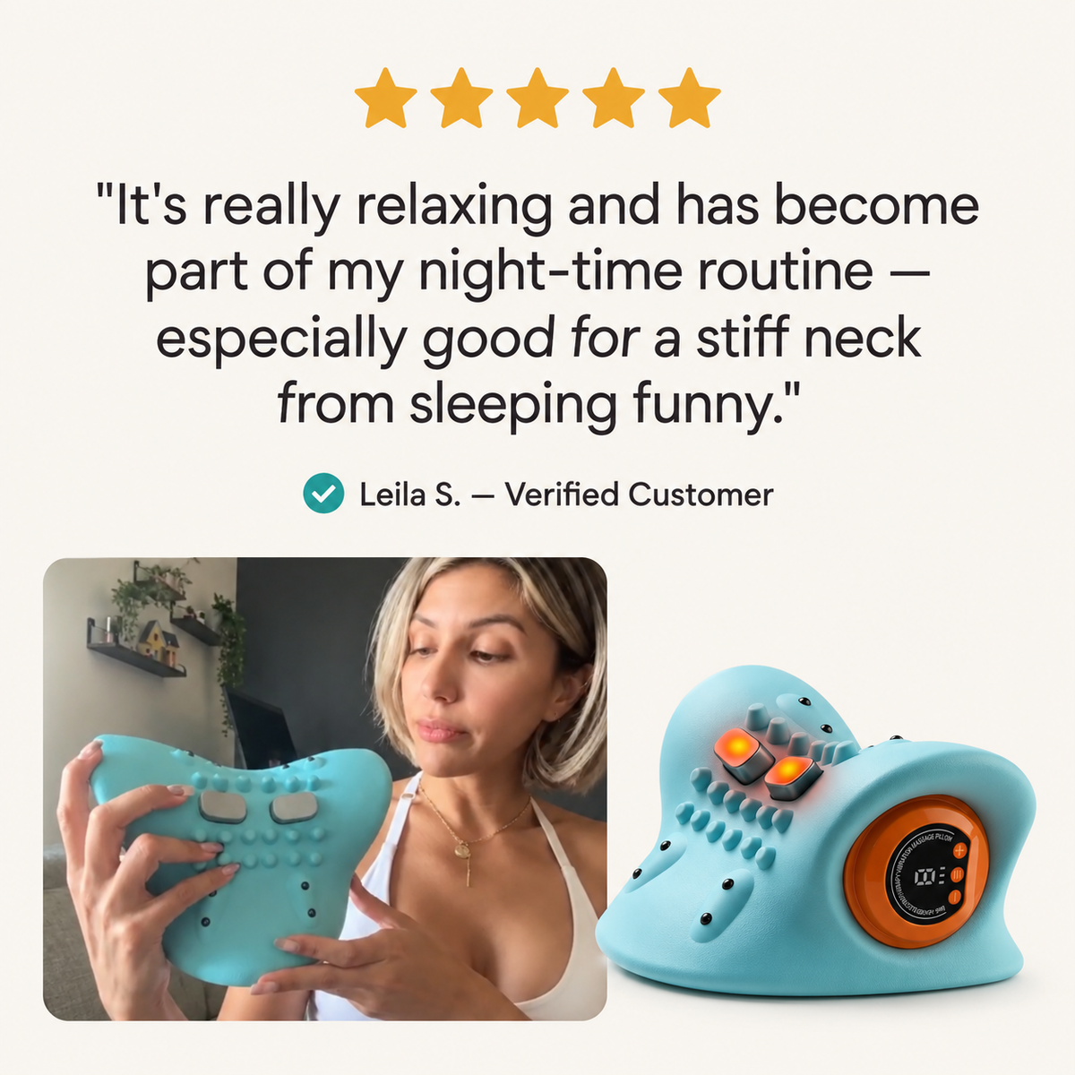 Recervo NeckLift Pro — Feel Your Neck Tension Melt Away in 15 Minutes