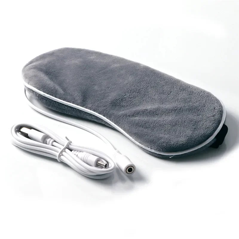 Recervo Warming Steam Eye Mask — USB Heated Compress for Tired Eyes, Sleep & Stress Relief
